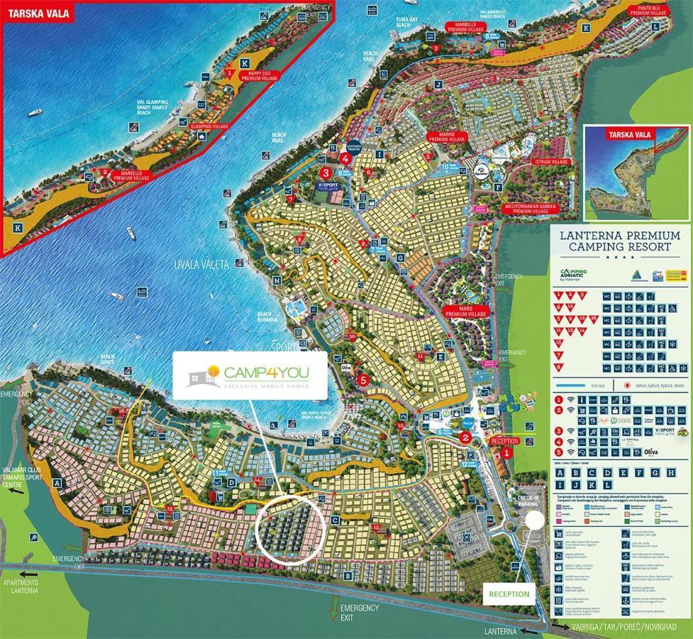 Tar-Vabriga Mobile Homes - Lanterna Premium Camping Resort מראה חיצוני תמונה